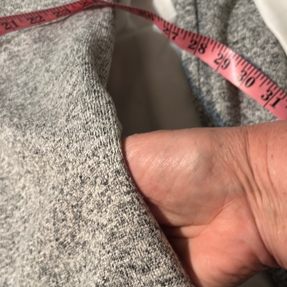 Sonoma Heather Gray Sweater with Button Collar - Picture 5 of 7
